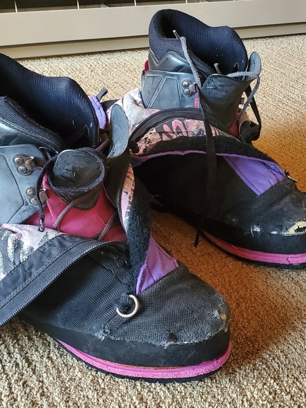 Scarpa Vega Inverno Hard Shell Mountaineering Climbing Boots Sz10 Mountaineer